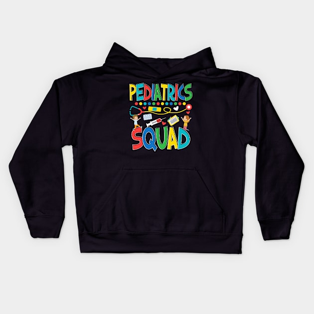 Pediatrics Squad Peds Pediatric Nurse Kids Hoodie by Salimkaxdew